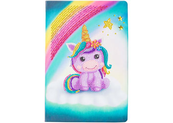 CrystalArt - Unicorn Smile Notebook 18x26cm - Modern Brands Australia