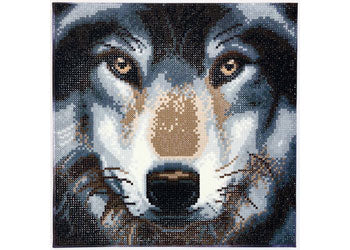 CrystalArt - Wolf 30x30cm Kit - Modern Brands Australia
