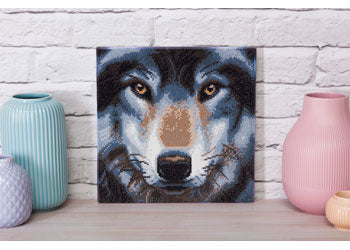 CrystalArt - Wolf 30x30cm Kit - Modern Brands Australia
