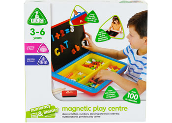 ELC - Magnetic Play Centre - Red - Modern Brands Australia