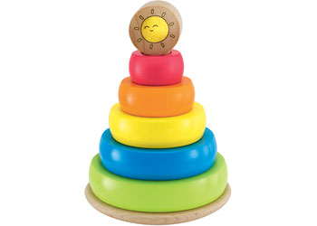 ELC - Wooden Stacking Ring - Modern Brands Australia