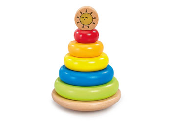 ELC - Wooden Stacking Ring - Modern Brands Australia