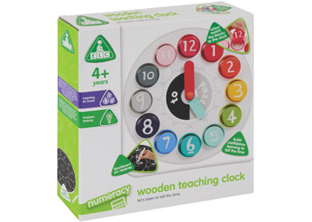 ELC - Wooden Teaching Clock - Modern Brands Australia