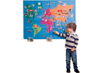 Felt Creations - World Felt Map - Modern Brands Australia