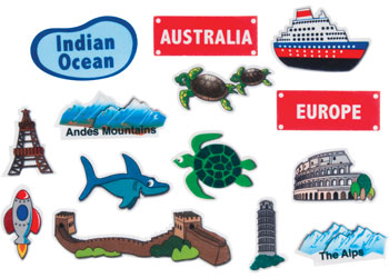 Felt Creations - World Felt Map - Modern Brands Australia