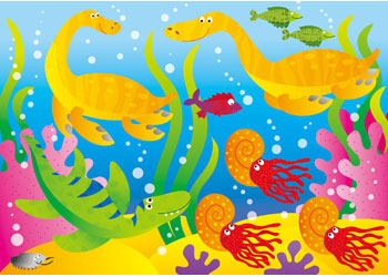 Galt - 4 puzzles in a box - Dinosaurs - Modern Brands Australia