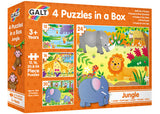 Galt - 4 Puzzles in a Box - Jungle - Modern Brands Australia