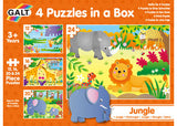 Galt - 4 Puzzles in a Box - Jungle - Modern Brands Australia