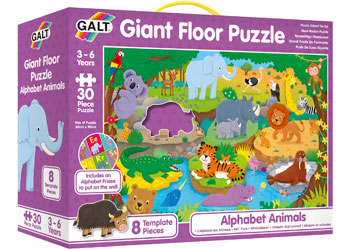 Galt - Alphabet Animals Giant Floor Puzzle - 30pcs - Modern Brands Australia