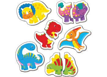 Galt - Baby Puzzles - Dinosaurs 2 pc - Modern Brands Australia