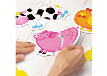 Galt - Baby Puzzles - Farm - 2pcs - Modern Brands Australia