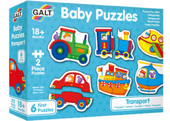 Galt - Baby Puzzles - Transport - 2pcs - Modern Brands Australia