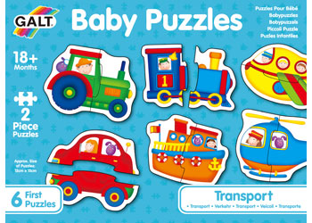 Galt - Baby Puzzles - Transport - 2pcs - Modern Brands Australia