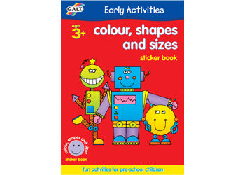 Galt - Colour Shapes And Sizes Sticker Book - Modern Brands Australia