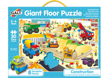 Galt - Construction Site Giant Floor Puzzle - 30pc - Modern Brands Australia