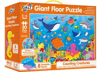 Galt - Counting Creatures Giant Floor Puzzle - 30 - Modern Brands Australia