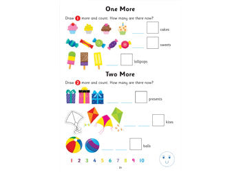 Galt - Counting Sticker Book - Modern Brands Australia