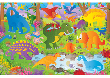 Galt - Dinosaurs Giant Floor Puzzle - 30pcs - Modern Brands Australia