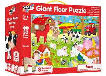 Galt - Farm Giant Floor Puzzle - 30pcs - Modern Brands Australia