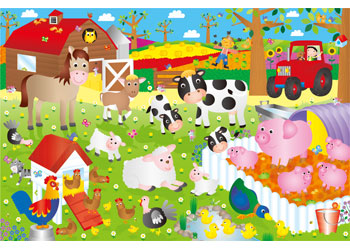 Galt - Farm Giant Floor Puzzle - 30pcs - Modern Brands Australia