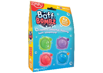 Baff Bombz - 4 Pack Round CDU8 - Modern Brands Australia