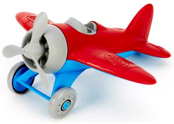 Green Toys - Airplane - Red - Modern Brands Australia
