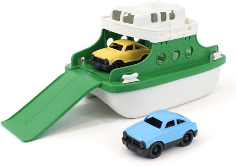Green Toys -Ferry Boat w/ 2 Mini Cars (Green) - Modern Brands Australia