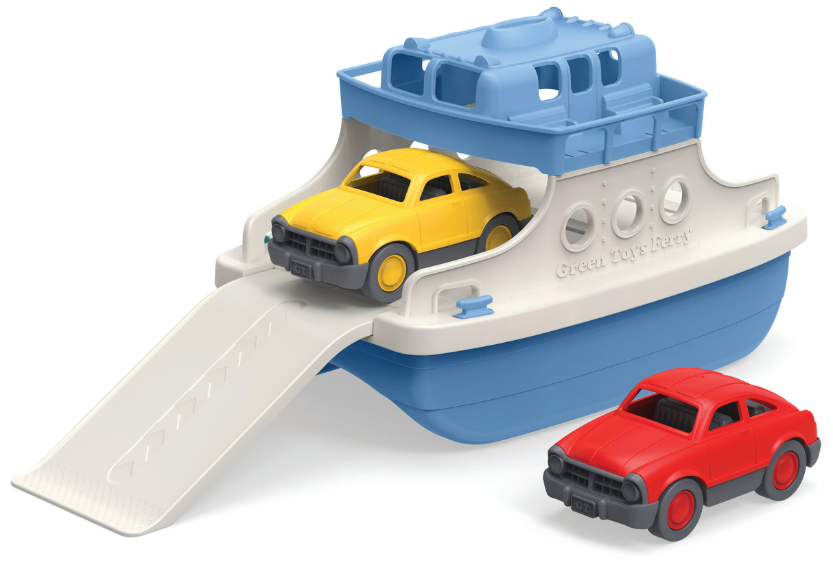 Green Toys - Ferry Boat w/ 2 Mini Cars - Modern Brands Australia