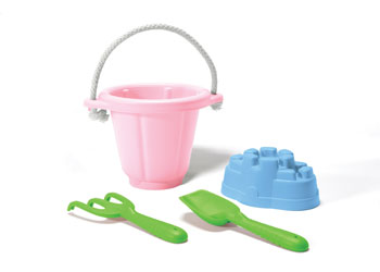 Green Toys - Sand Play Set - Pink - Modern Brands Australia