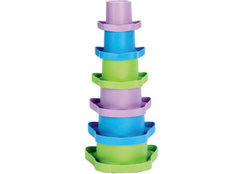 Green Toys - Stacking Cups Set of 6 - Modern Brands Australia