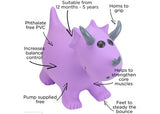 Happy Hopperz - Purple Triceratops - Modern Brands Australia