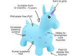 Happy Hopperz - Turquoise Unicorn - Modern Brands Australia