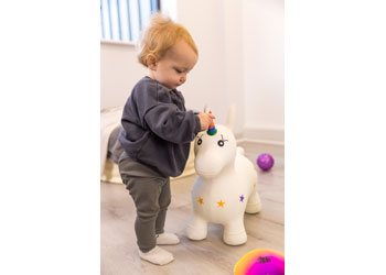 Happy Hopperz - White Unicorn - Modern Brands Australia