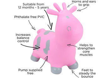 Happy Hopperz - Pink Cow - Modern Brands Australia