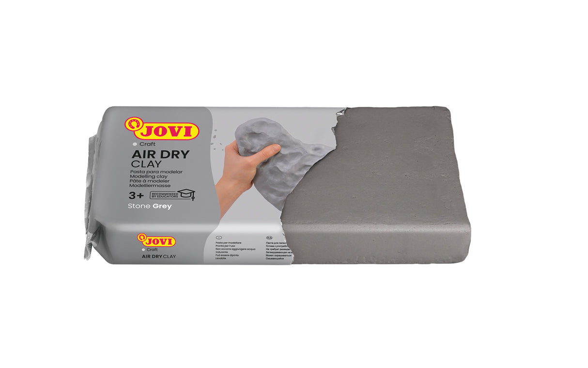 Jovi - Air Dry Clay Bar - 500g Grey - Modern Brands Australia