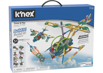 knex - Power & Play Motorized 529 pieces 50 builds - Modern Brands Australia