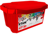knex - Creation Zone Tub 417 pieces 50 builds - Modern Brands Australia
