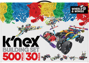 knex - Wings and Wheels 500 pieces 30 builds - Modern Brands Australia