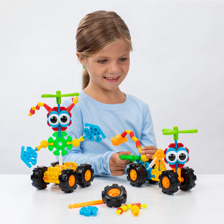 knex - Zoomin Buddies 48 pieces 20 builds - Modern Brands Australia