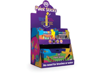 Little Brian Paint Sticks CDU - Modern Brands Australia