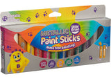 Little Brian Paint Sticks - Metallic 12 pk - Modern Brands Australia