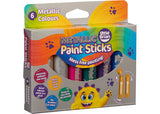 Little Brian Paint Sticks - Metallic 6 pk - Modern Brands Australia