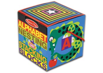 M&D - Alphabet Nesting & Stacking Blocks - Modern Brands Australia