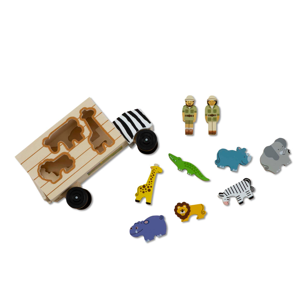 M&D - Animal Rescue Shape Sorting truck - Modern Brands Australia