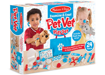 M&D - Examine & Treat Pet Vet Play Set - Modern Brands Australia