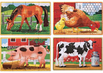 M&D - Farm Puzzles In A Box - Modern Brands Australia