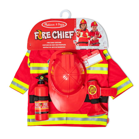 M&D - Fire Chief Costume Set - Pack of 3 - Modern Brands Australia