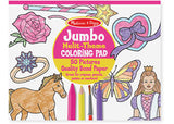 M&D - Jumbo Colouring Pad - Pink - Modern Brands Australia