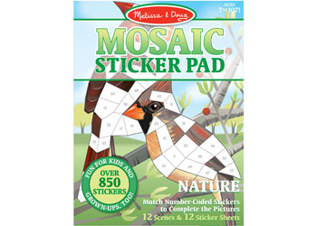 M&D - Mosaic Sticker Pad - Nature - Modern Brands Australia