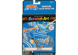 M&D - On The Go - Scratch Art Color-Reveal Pad - Vehicles - Modern Brands Australia